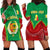 Personalised Senegal Hoodie Dress Africa Tribal Pattern With Coat Of Arms TS06 - Wonder Print Shop