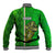 Ireland Baseball Jacket Cross With Shamrock Simple Style TS06 - Wonder Print Shop