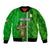 Ireland Bomber Jacket Cross With Shamrock Simple Style TS06 - Wonder Print Shop