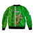 Ireland Bomber Jacket Cross With Shamrock Simple Style TS06 - Wonder Print Shop