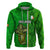 Ireland Hoodie Cross With Shamrock Simple Style TS06 - Wonder Print Shop