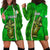 Ireland Hoodie Dress Cross With Shamrock Simple Style TS06 - Wonder Print Shop