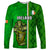 Ireland Long Sleeve Shirt Cross With Shamrock Simple Style TS06 - Wonder Print Shop