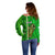 Ireland Off Shoulder Sweater Cross With Shamrock Simple Style TS06 - Wonder Print Shop