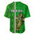 Personalised Ireland Baseball Jersey Cross With Shamrock Simple Style TS06 - Wonder Print Shop