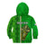 Personalised Ireland Kid Hoodie Cross With Shamrock Simple Style TS06 - Wonder Print Shop