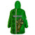 Personalised Ireland Wearable Blanket Hoodie Cross With Shamrock Simple Style TS06 - Wonder Print Shop