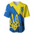 Ukraine Baseball Jersey Sunflower With Ukraine Folk Patterns TS06 - Wonder Print Shop