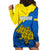 Ukraine Hoodie Dress Sunflower With Ukraine Folk Patterns TS06 - Wonder Print Shop