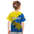 Ukraine Kid T Shirt Sunflower With Ukraine Folk Patterns TS06 - Wonder Print Shop