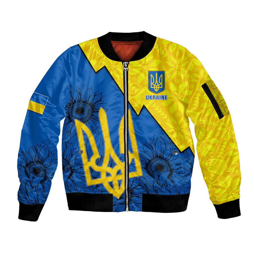 ukraine-sleeve-zip-bomber-jacket-sunflower-with-ukraine-folk-patterns