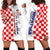 Croatia Hoodie Dress Chessboard Mix Coat Of Arms TS06 - Wonder Print Shop