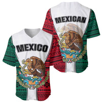 Set of Mexico/Mexican baseball jersey coats with eagle crest and Aztec patterned sleeves