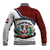 Dominican Republic Baseball Jacket Dominicana Plaid Pattern Mix Coat Of Arms TS06 - Wonder Print Shop