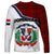 Dominican Republic Long Sleeve Shirt Dominicana Plaid Pattern Mix Coat Of Arms TS06 - Wonder Print Shop