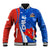 Chile Baseball Jacket Copihue With Flag TS06 - Wonder Print Shop