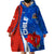 Chile Wearable Blanket Hoodie Copihue With Flag TS06 - Wonder Print Shop