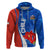 Custom Chile Hoodie Copihue With Flag TS06 - Wonder Print Shop