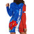 Custom Chile Hoodie Dress Copihue With Flag TS06 - Wonder Print Shop