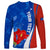 Custom Chile Long Sleeve Shirt Copihue With Flag TS06 - Wonder Print Shop