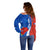 Custom Chile Off Shoulder Sweater Copihue With Flag TS06 - Wonder Print Shop