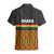 Ghana Hawaiian Shirt Kente Pattern With Coat Of Arms TS06 - Wonder Print Shop