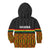 Ghana Kid Hoodie Kente Pattern With Coat Of Arms TS06 - Wonder Print Shop