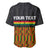 Custom Ghana Baseball Jersey Kente Pattern With Coat Of Arms TS06 - Wonder Print Shop