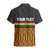 Custom Ghana Hawaiian Shirt Kente Pattern With Coat Of Arms TS06 - Wonder Print Shop