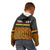 Custom Ghana Kid Hoodie Kente Pattern With Coat Of Arms TS06 - Wonder Print Shop