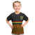 Custom Ghana Kid T Shirt Kente Pattern With Coat Of Arms TS06 - Wonder Print Shop