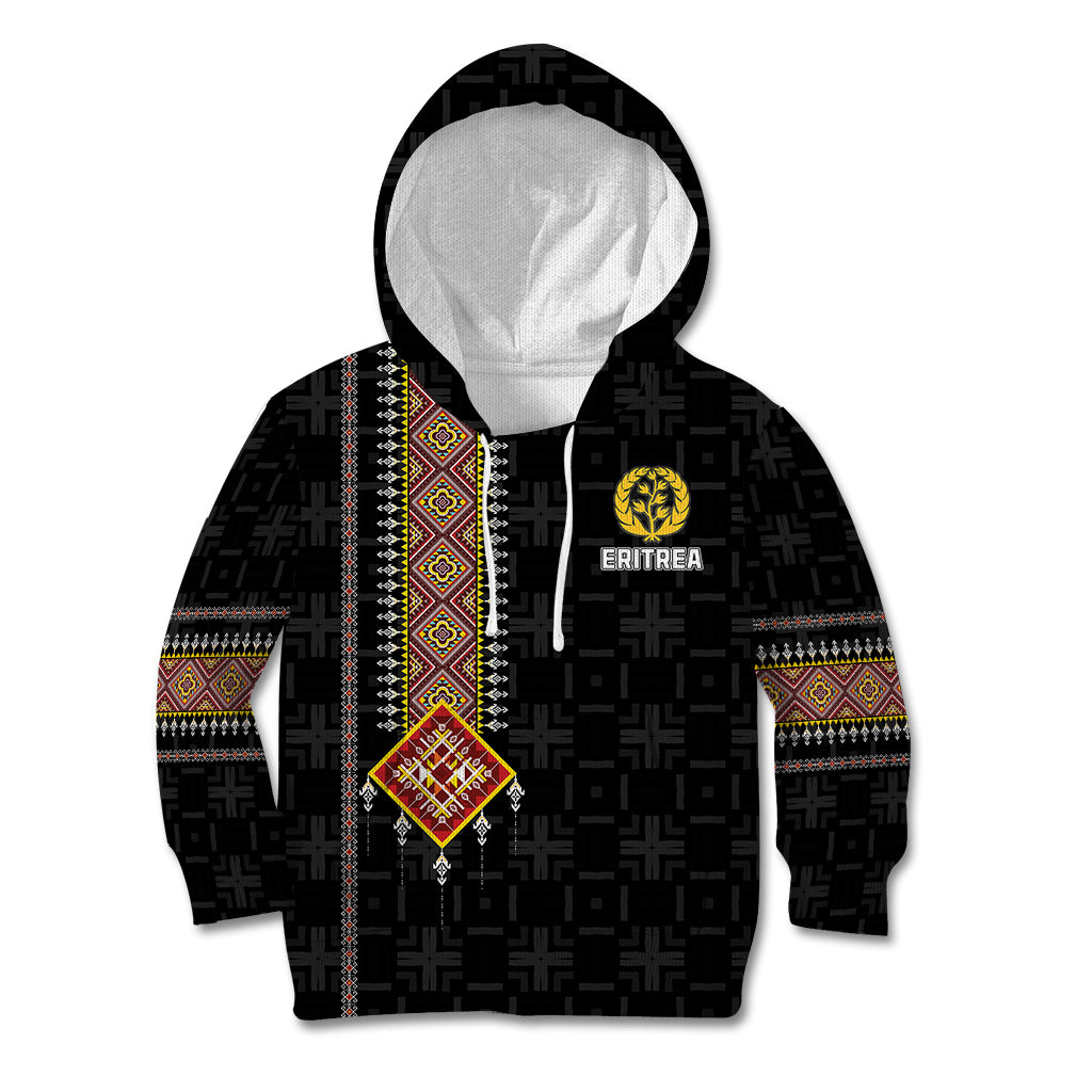 Eritrea Kid Hoodie Habesha With African Pattern TS06 - Wonder Print Shop