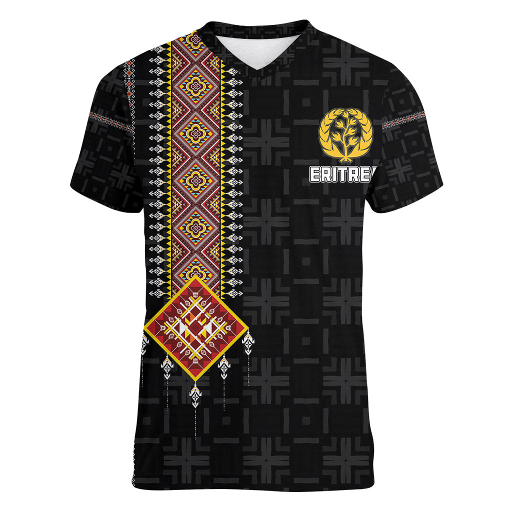 eritrea-women-v-neck-t-shirt-habesha-with-african-pattern