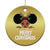 African American Xmas Christmas Ornament Cute Black Girl Kids Merry Christmas - Wonder Print Shop