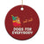 Funny Xmas Dog Christmas Ornament Dogs For Everybody Sleigh - Wonder Print Shop