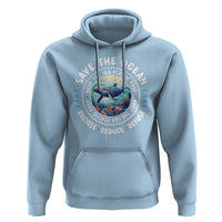 Earth Day Save The Ocean Humpback Whale Hoodie