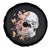 Mental Health Spare Tire Cover Good Energy Is Contagious Skull Flowers