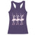 Funny Halloween Skeleton Ballet Dancing Ballerina Racerback Tank Top