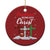 Christmas Begins With Christ Christmas Ornament Snowman Christian Cross - Wonder Print Shop