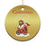 Christmas Begins With Christ Christmas Ornament Jesus Santa Riding Bicycle - Wonder Print Shop