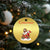 Christmas Begins With Christ Christmas Ornament Jesus Santa Riding Bicycle - Wonder Print Shop