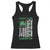 St. Patrick's Day Patriotic America Pride Racerback Tank Top Lucky To Be American Shamrock Flag