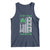 St. Patrick's Day Patriotic America Pride Tank Top Lucky To Be American Shamrock Flag