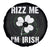 Funny St. Patrick's Day Spare Tire Cover Rizz Me I'm Irish