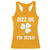 Funny St. Patrick's Day Racerback Tank Top Rizz Me I'm Irish