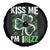 Funny St. Patrick's Day Spare Tire Cover Kiss Me I'm iRizz Shamrock