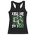 Funny St. Patrick's Day Racerback Tank Top Kiss Me I'm iRizz Shamrock