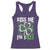 Funny St. Patrick's Day Racerback Tank Top Kiss Me I'm iRizz Shamrock