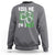 Funny St. Patrick's Day Sweatshirt Kiss Me I'm iRizz Shamrock