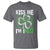 Funny St. Patrick's Day T Shirt Kiss Me I'm iRizz Shamrock